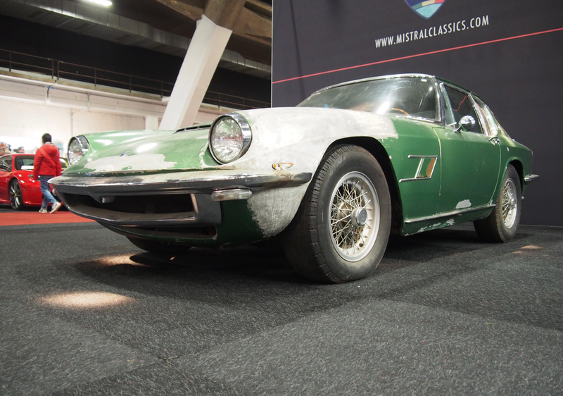 A Maserati 4000 with a healthy amount of patina. This car came from Florida, so it’s a good thing it’s fiberglass.